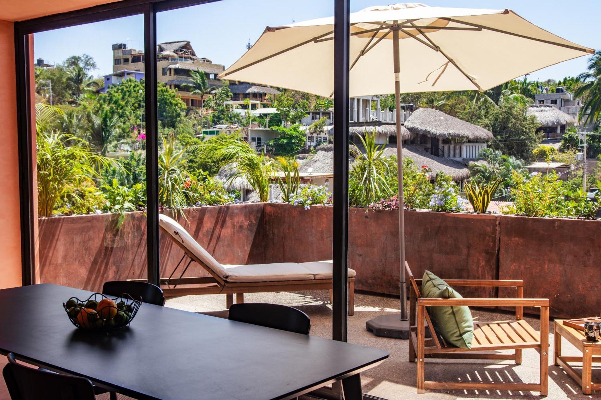 Casa Toro La Punta Hotel Brisas de Zicatela Ngoại thất bức ảnh
